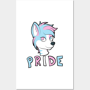 Trans Pride - Furry Mascot Posters and Art